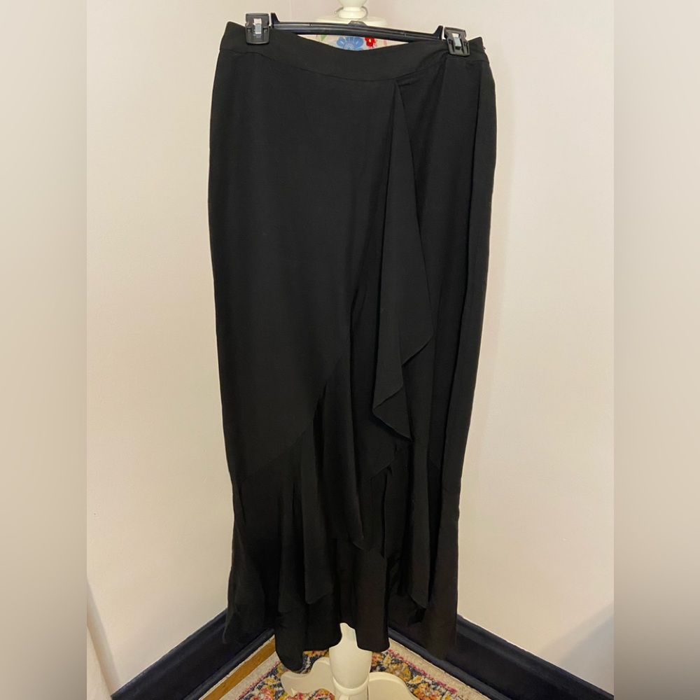 Rachel Zoe Front Wrap Maxi Skirt